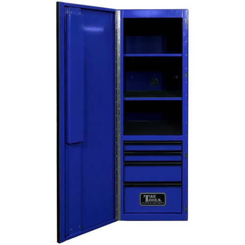 76" Godfather 4 Drawer Left Hand Side Cabinet - Blue