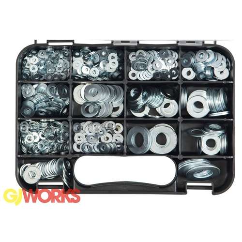 GJ Works Flat Washers740 Pieces - GKA740