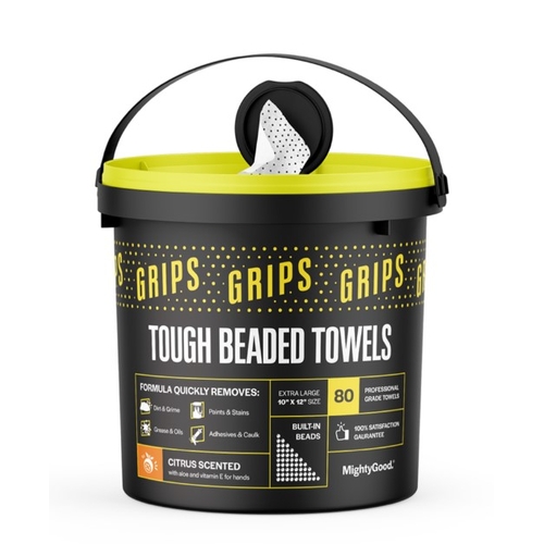 Beaded Hand & Tool Wipes 80 Pack