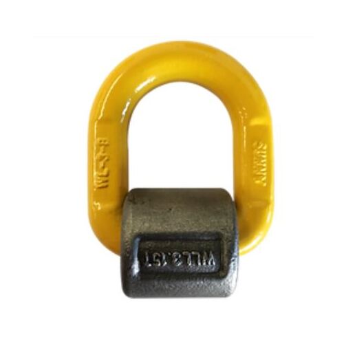 G80 Weld-On D Link with Inside Spring 2T Yellow
