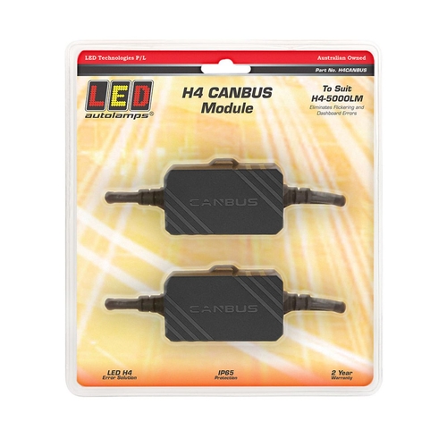 Packet 2 Led Canbus Module Suits H4 Led Globe Kit 12V