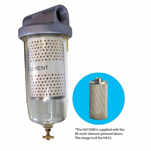 80mic Fuel Filter Strainer Assembly