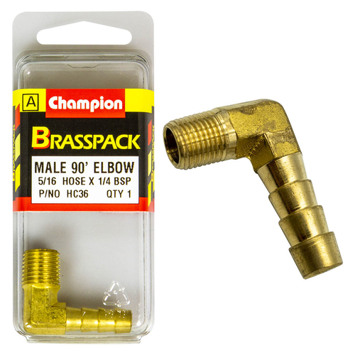 Hose Tails Elbows  Male  Brass  90 Dgree  5/16? X 1/4?