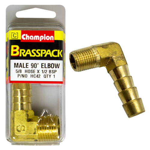 Hose Tails Elbows  Male  Brass  90°  5/8? X 1/2?