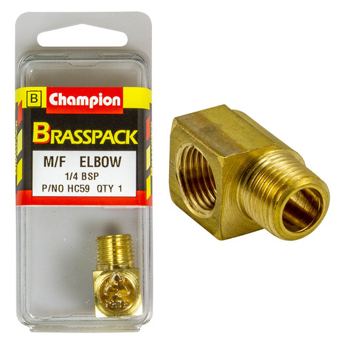 M&F Elbows – Brass – 1/4″ X 1/4″