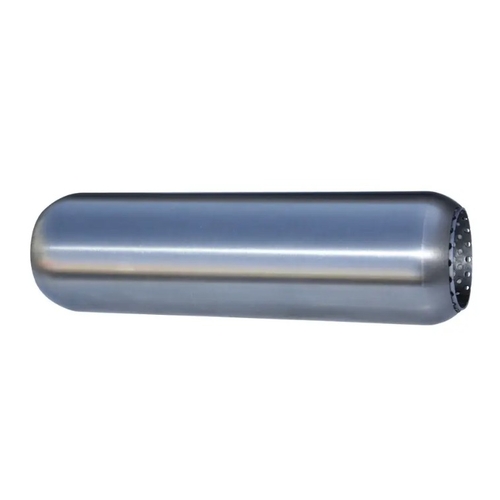 Aluminised Hotdog 4½" OD x 14" long - 3.5" straight through - HD4514-350