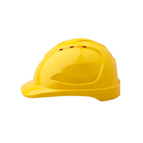 Pro Choice Hard Hat V9 Vented, 6 Point Pinlock Harness, Yellow