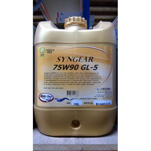 Syngear 75W90 GL-5-20LT