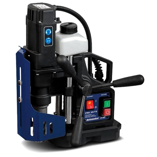 1000W 35mm Magnetic Base Drill with Special 3mm Minimum Wall Thickness Electromagnet - HMPRO35-T3