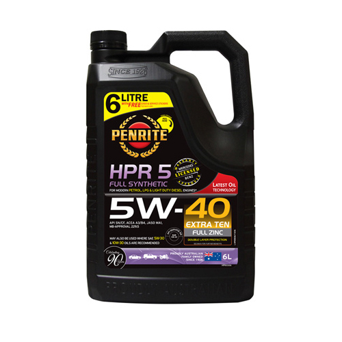 HPR 5 5W-40 Full Synthetic 6L - HPR05006