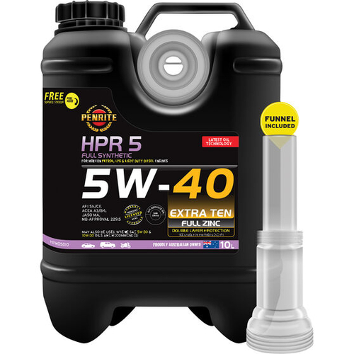 HPR 5 5W-40 Full Synthetic 10L - HPR05010