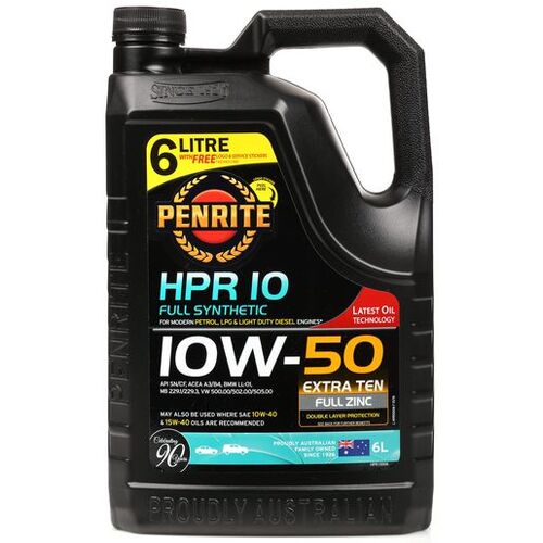 HPR 10 10W-50 Full Synthetic 6L