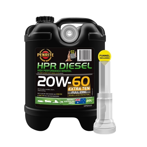 HPR Diesel 20W-60 (Mineral) 20L