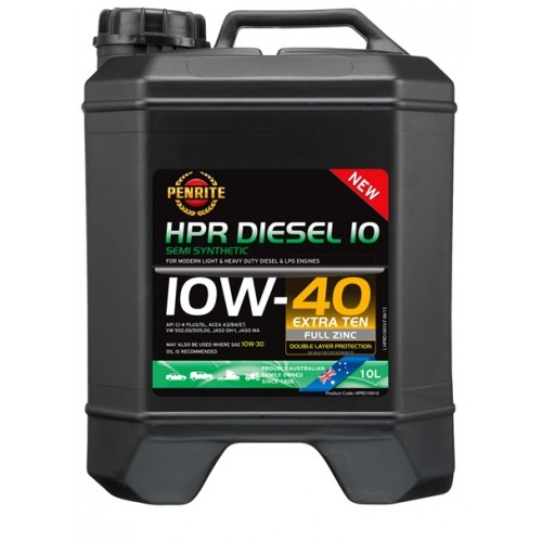 HPR Diesel 10 10W-40 (Semi Synthetic) 10L - HPRD10010