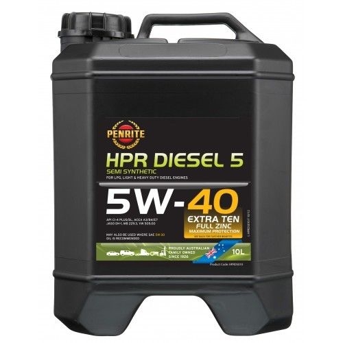 HPR Diesel 5 5W-40 (Semi Synthetic) 10L - HPRD5010