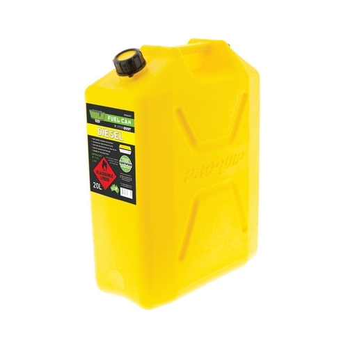 Fast Flow Plastic Fuel Can 20L Diesel Yellow - HU0656Y