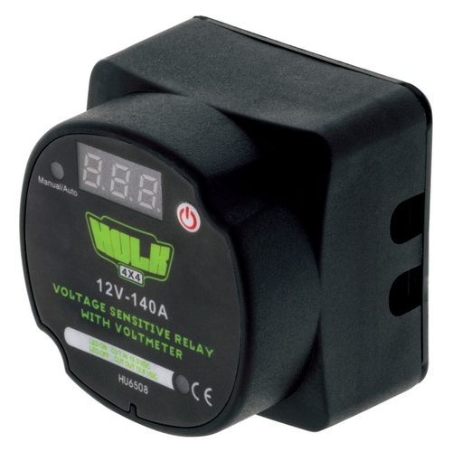Vsr & Voltmeter 140Amp 12V Cut In 13.3V Cut Out 12.8V - HU6508