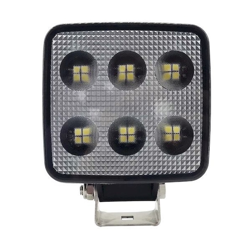 Led Square Worklamp Flood Beam 60 Deg 9-36V 24W 24 Leds Black