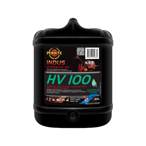 Indus HV Hydraulic 100 Penrite 20L Zinc Free