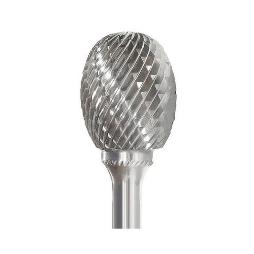 Insize INSE-3 10mm Oval Shaped Double Cut Carbide Burr - INSE-3