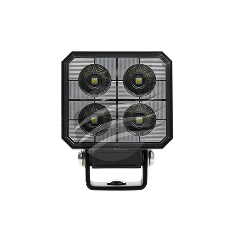 4 LED 40w Square Worklamp Flood Beam 60 Deg 9-36V - IWL0410SF