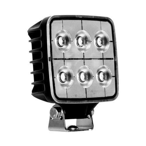 Led Square Worklamp Flood Beam 60 Deg 9-36V 24W 24 Leds Black