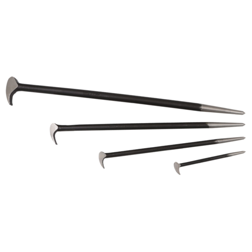 No.J7100 - 4 Piece Roll Head Pry Bar Set (Lady Foot Type)