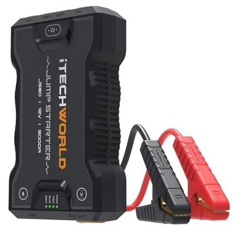 Lithium Jump Starter and Backup Power Bank with Heavy-Duty Case