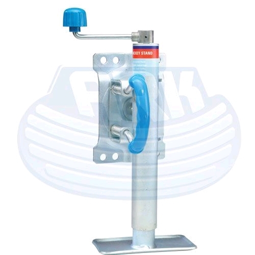 Jockey Stand Wth Swivel U-Bolt Top Winder 350Kg Load Capacty - JSN35SU