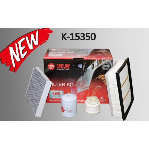 Filter Kit Isuzu  D-Max / Mu-X  2021 On - K15350