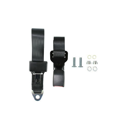 Universal Non Retractable 1.2M Lap Seat Belt - Adjustable Webbing