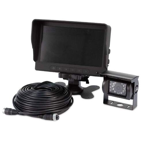 7" TFT LCD Reverse Camera System 12/24V, 2 Camera Input
