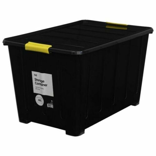 Keji 80L Storage Container Black