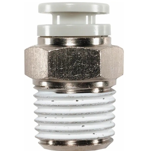 Straight 6MMx1/4 Resin Fitting