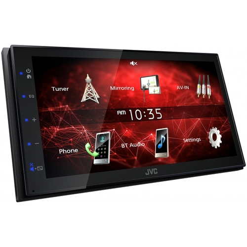 Jvc Kw-M150Bt 2-Din Media Receiver With Usb Smart Phone Mirroring