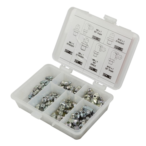 Metric Grease Nipple Kit 80Pc