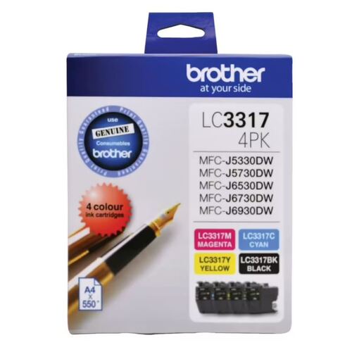 4 Pack Ink Cartridges to suit Printer MFCJ6930DW Brother