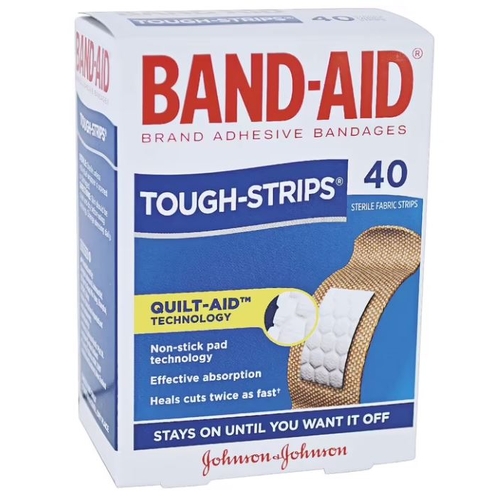Band-Aid Tough Strips 40 Pack