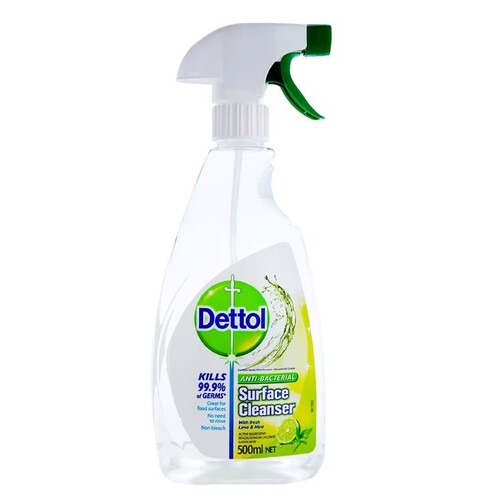 Dettol Trigger Surface Cleanser 500mL Lime and Mint
