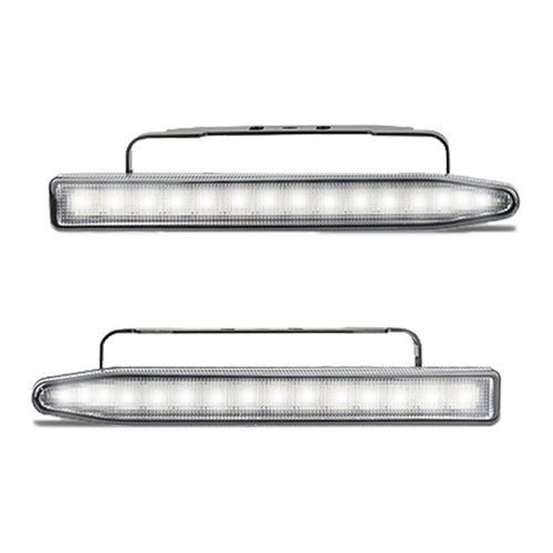 Twin Pack Led Daytime Running Lamp 12/24V With Harness Kit