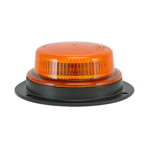 Led Amber Rotating Beacon 10 - 30 Volt 3 Bolt Mount