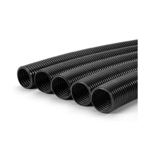 Ledes 16mm Corrugated Conduit, LSZH, 50m roll - LS0H16BK
