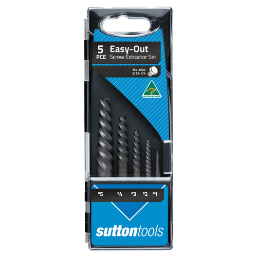 Screw Extractor Set 5 Piece Sutton