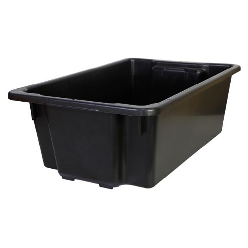No. 10 Bins - 645x413x276mm (LxWxD) - 52L Black Recycled
