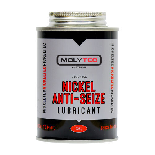 Nickel Anti-Seize Lubricant 225g Brush Top Tin Molytec M831