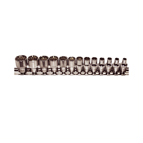 No.M92214 - 13 Piece 1/4"Drive Multi-Lock Socket Set