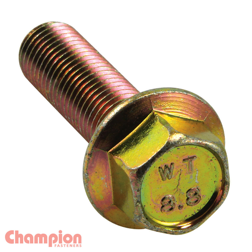 Hex Flange Bolt High Tensile M6X16Mm 10Af Grade 8.8 - M933060016FB