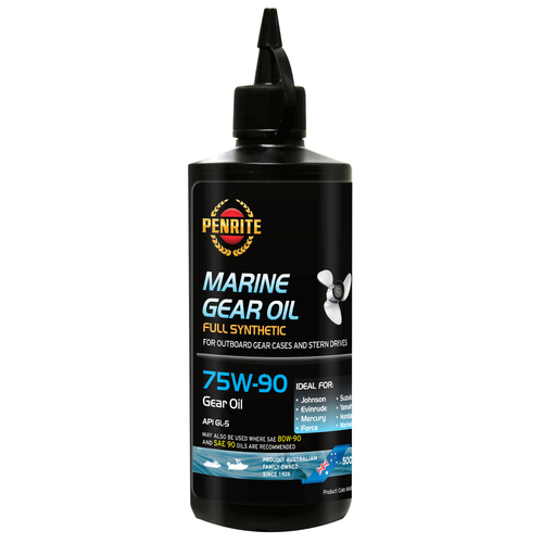 Marine Gear Oil 75W-90 (Full Synthetic) 500mL