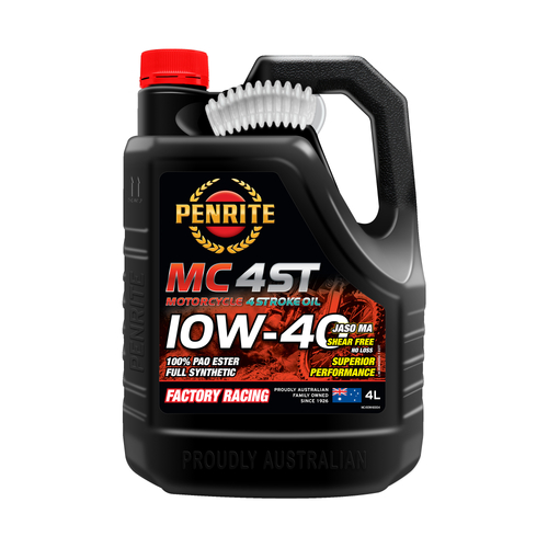 MC-4ST 10W-40 100 Percent Pao and Ester 4L - MC-410W40004