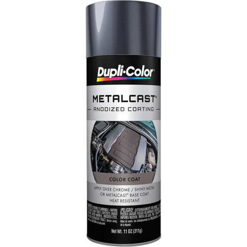 Dupli-Color Metalcast Aerosol Paint Enamel Smoke Grey Anodised - 311g